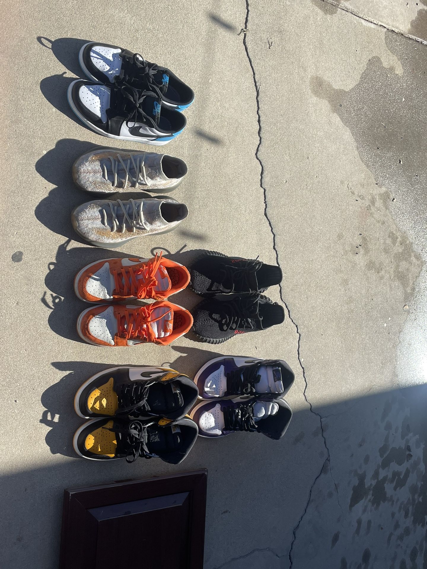 Size 8.5 Jordan,dunks, Yeezy Good Cond