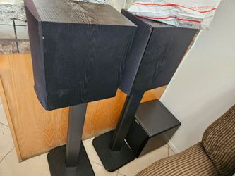 Velodyne subwoofer , paradigm tower speakers