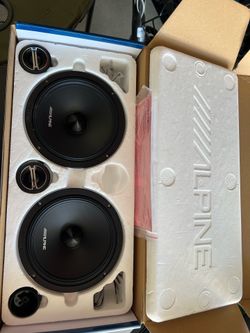 Alpine 6.5 component speakers like new