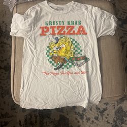 Men’s White SpongeBob Shirt