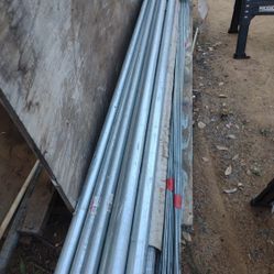 Two  2" EMT Conduit, Allthread 