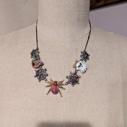 Betsey Johnson Halloween Statement Necklace 🕸️🕷️