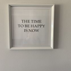 White Framed Matted Inspirational Pictures