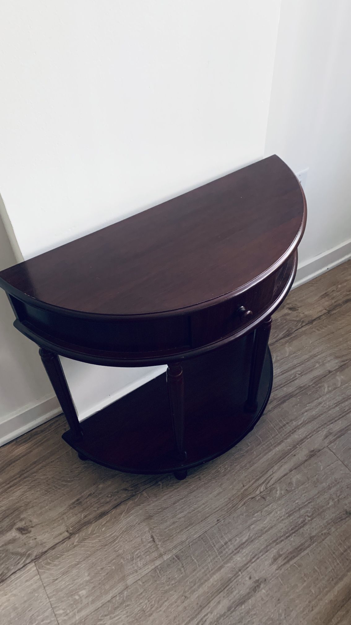 Half moon End table