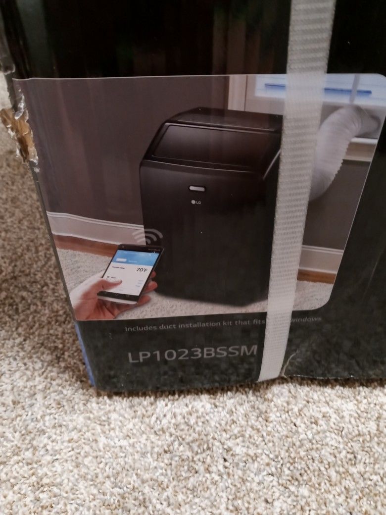 LG 10,000 BTU Cools 450 Square feet Air conditioner,dehumidifier Brand new unopened box