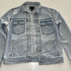 Forever 21 Men's Light Blue Jacket
