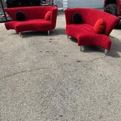 Red Unique Couches 