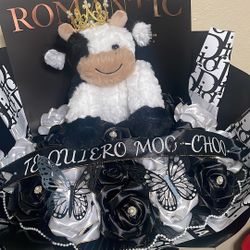 Eternal Roses / Rosas Eternas / Cow Bouquet / Ramo De Vaquita