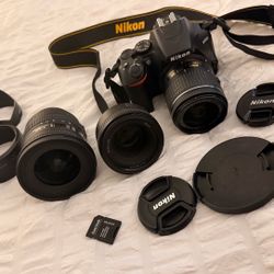 Black Nikon D3500 Camera