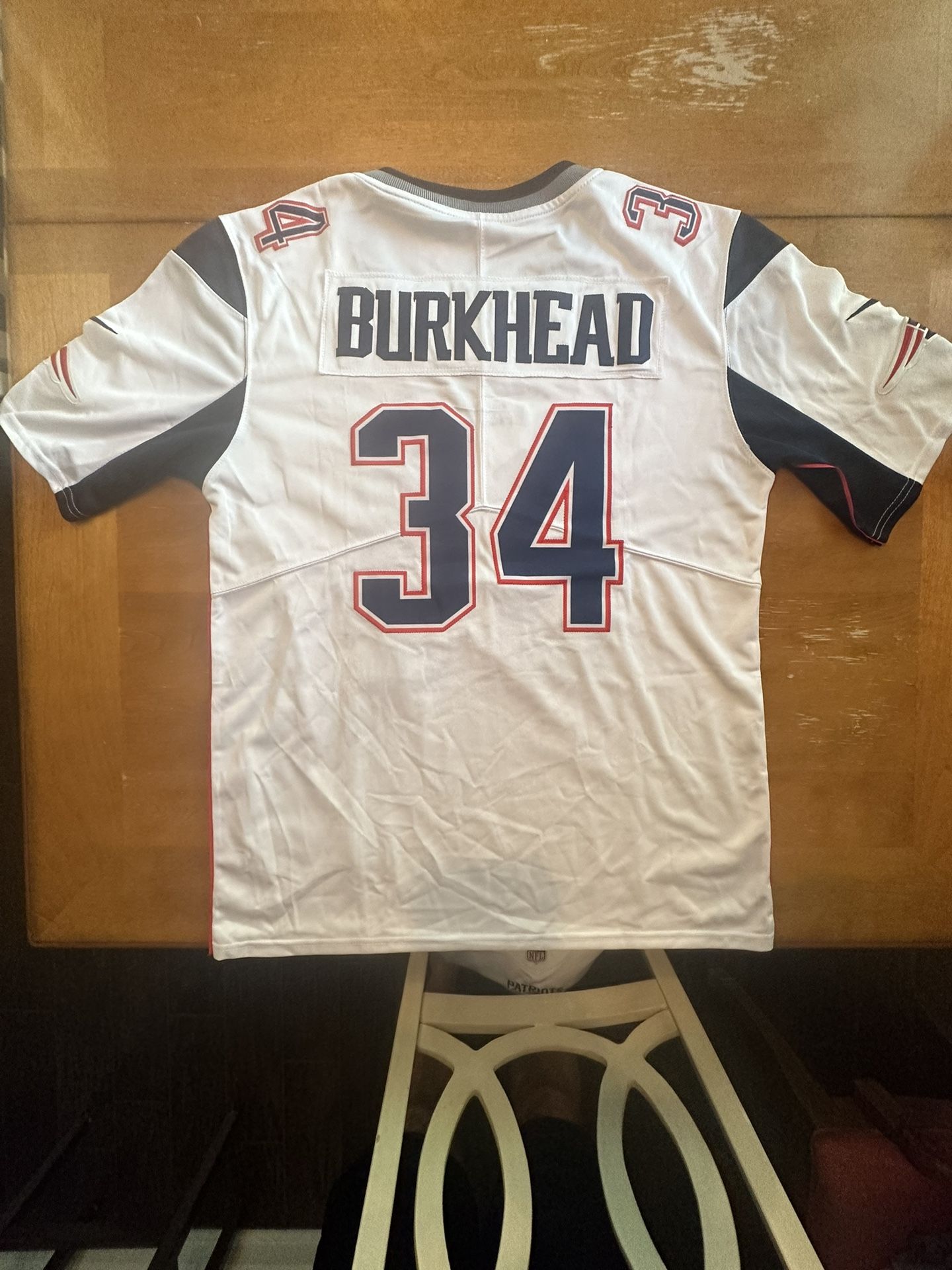 XL Burkhead Patriots Game Jersey 