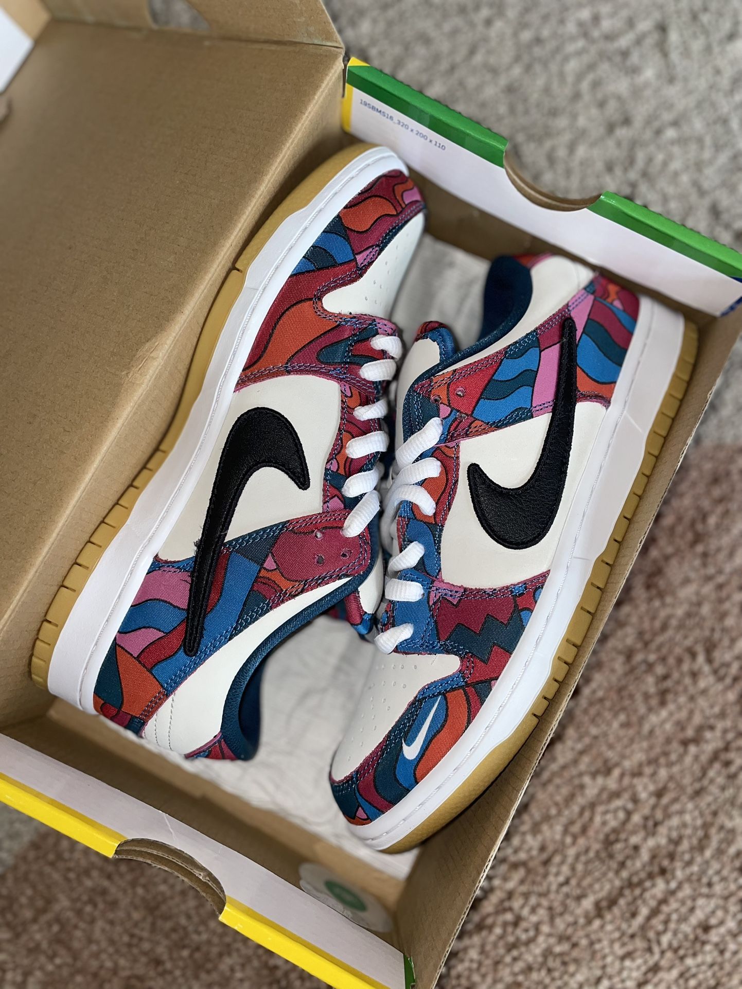 Nike SB Dunk Low Pro Parra Size 9