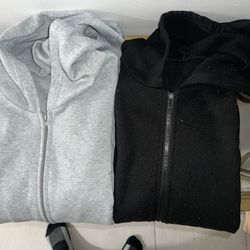 Two Plain Hoodies Size Large No Tags 