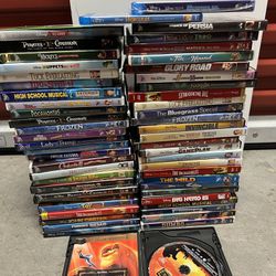 56 Disney DVD And Blu-ray Discs