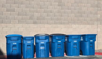 Trash cans