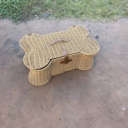 Pet Storage Basket Bone Shape
