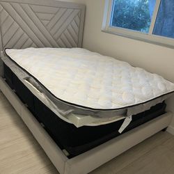 Queen Size Bed, And The Mattress