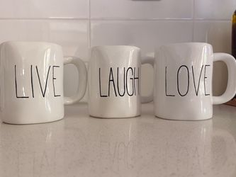 Live, laugh, love mugs