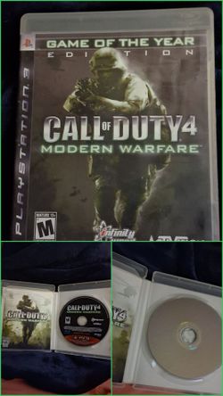 Play station 2 call of duty 4