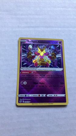 Pokemon card radiant alakazam