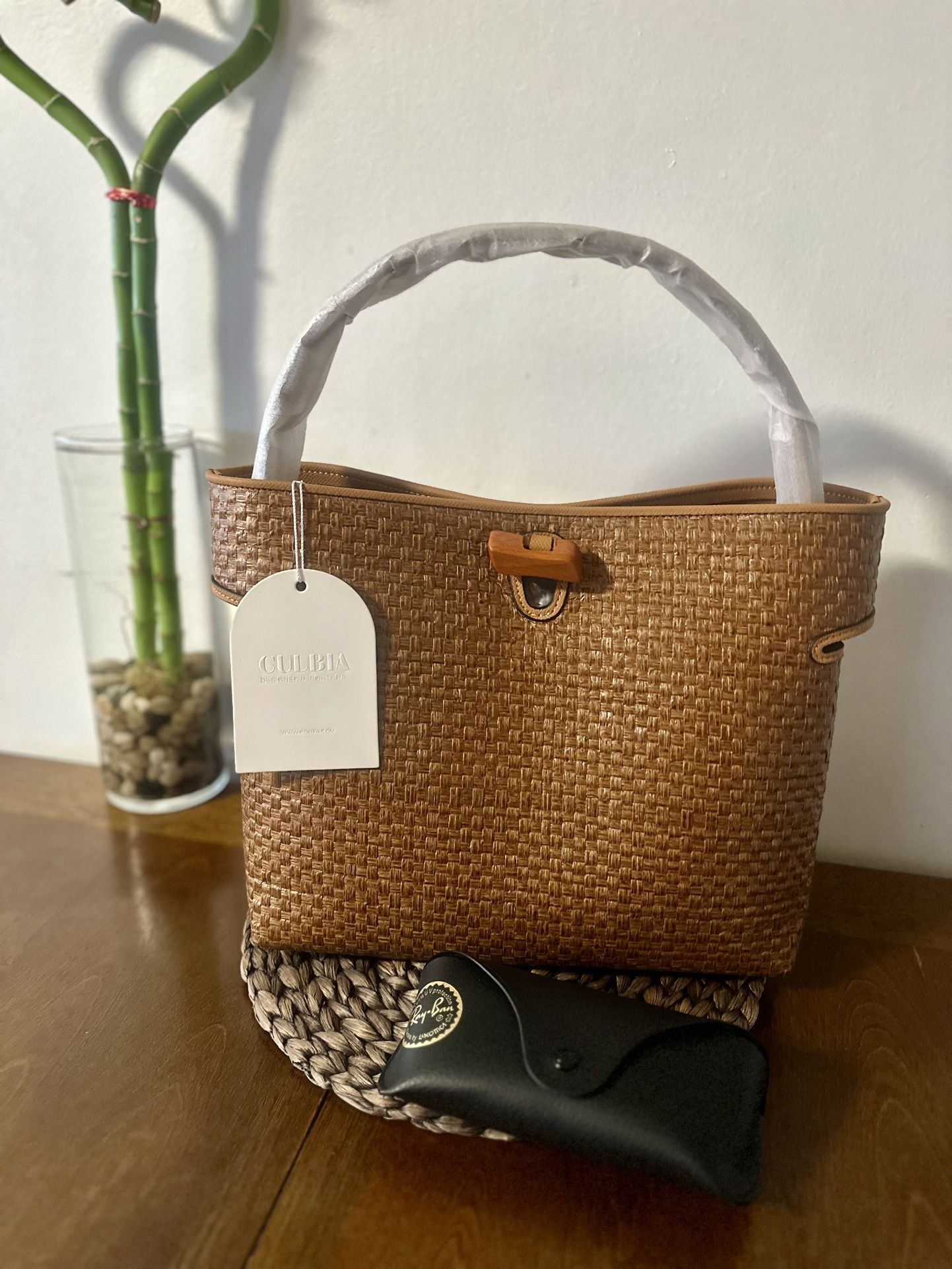 Culbia - Gaia Raffia Woven bag