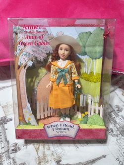 NIB, Sealed! Anne Of Green Gables Doll "When I Read, I Dream" from Series L. M. Montgomery .. 2001