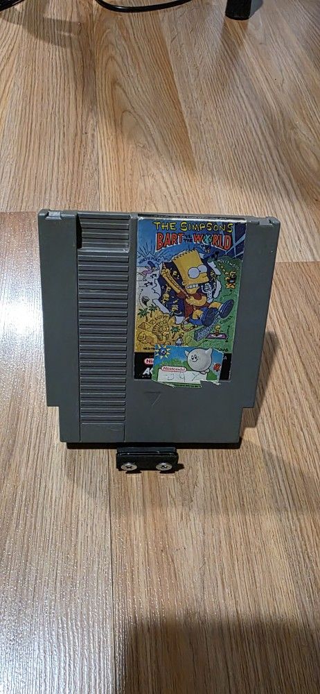 The Simpsons Bart vs The World NES