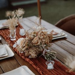 9 Terracotta Table Runners