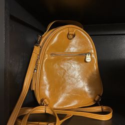 Cute Little Yellow Backpack 