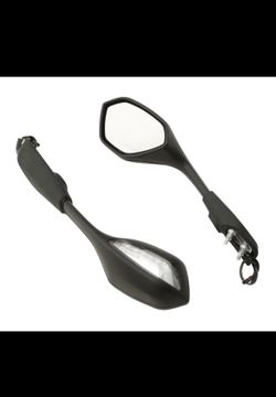 TCMT LED Turn Signal Integrated Rear View Side Mirrors Fit For BMW S1000RR 19-24