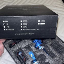 H7 LED Light Bulbs, 8000LM Per Set 6500K LED Light Bulbs with Fan & EMC, Halogen Headlight Bulb Replacement, Pack of 2 