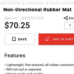 Snap On Top Mat New In Package  55 In