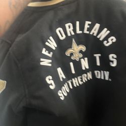 Saints letterman Jacket Small