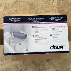 SHOWER CHAIR WITH BACK