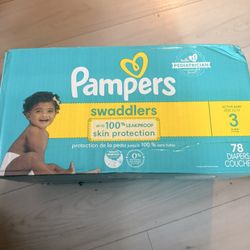 Brand New Diapers Size 3 Pampers 