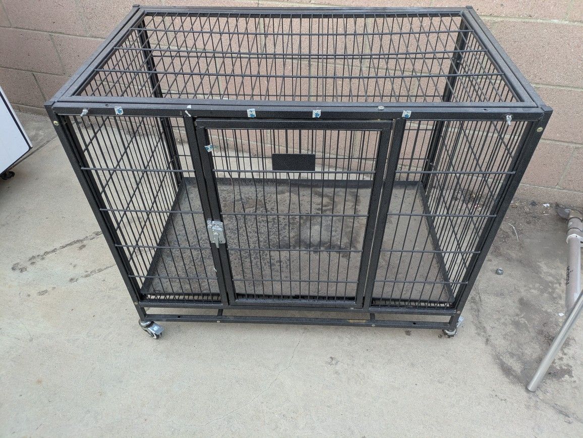 heavy duty dog crate