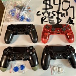 PlayStation 4 OEM  Controller $30 EACH (TESTED) Comes With Joystick Grip 