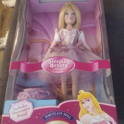 Sleeping Beauty Aurora Porcelain Doll 