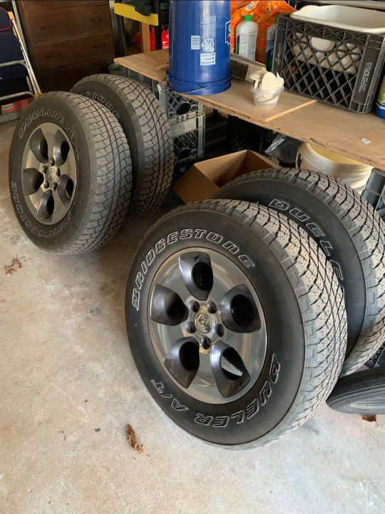2016 Jeep Wrangler Sahara Rims And Tires for Sale in Millville, NJ - OfferUp