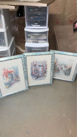 Set of three paintings for one price
