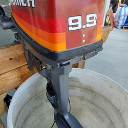 Perfect Running Electric Start 9.9 Hp Mariner Ourboard Motor 20" Long Shaft