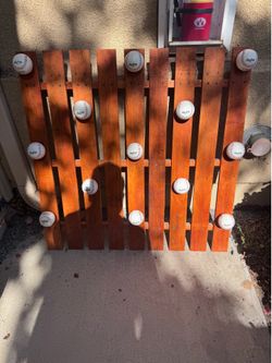 Baseball Themed Hat Rack