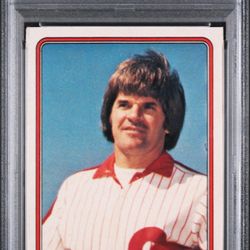 1982 Fleer #256 Pete Rose PSA EX- Mint 6
