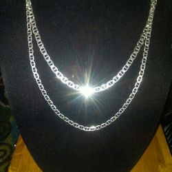Two Big Chains.43 Gram.20 In 24 In. both