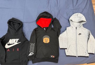 Boys hoodie s lot of 3 like new Nike , Lego Adidas- like new