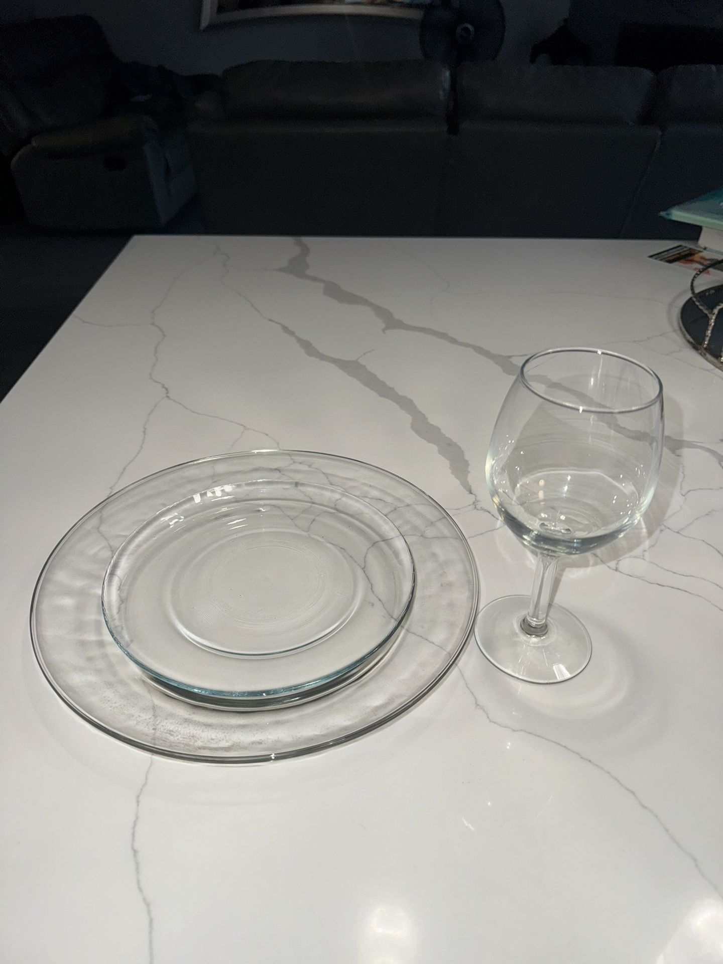 Glass Party Sets (Set Of 300) & Table Cloths