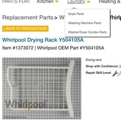 Drying Rack For Inside Whirlpool Dryer