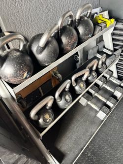 kettlebell and dumbbell