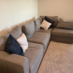 Lovesac Sectional flagstone 