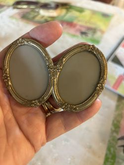 Vintage Miniature Double Frame