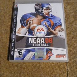 NCAA 08 Football For Ps3
